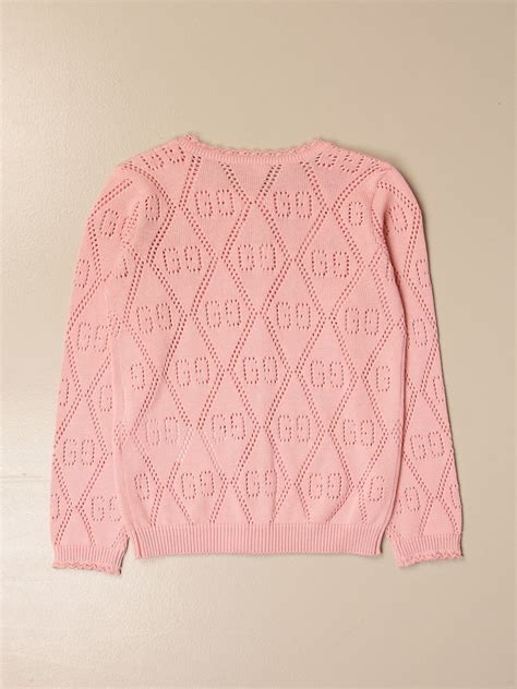 gucci pink sweater cardigan